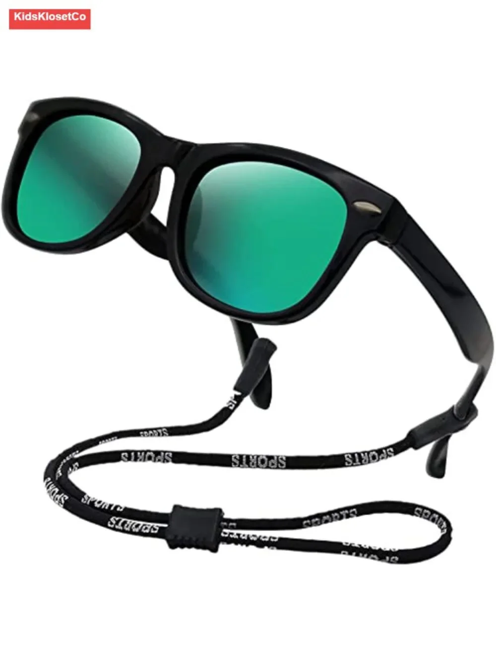 Flexible Polarized Sunglasses for Kids with Strap (ages 3-10)